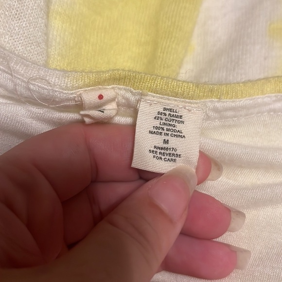 ANTHROPOLOGIE moth yellow beach‎ ball dress size M - Picture 5 of 8